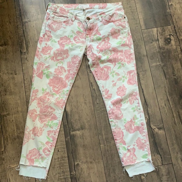 Current/Elliott Denim - Current/Elliot Distressed High low hem